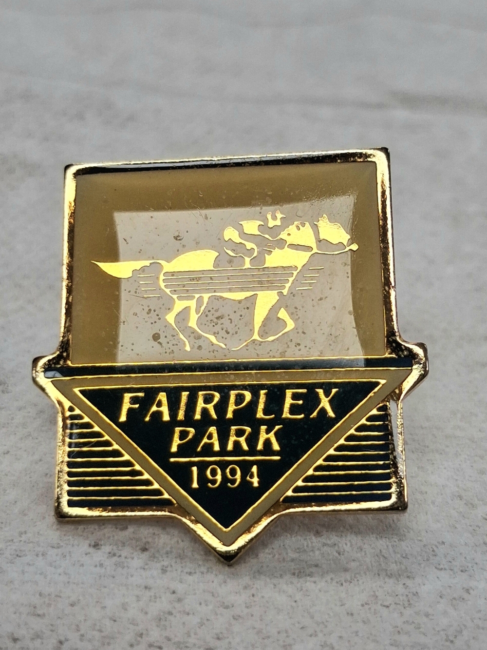 Vintage 1994 Fairplex Park Horse Racing Pin Lapel Hat Pinback Pomona CA